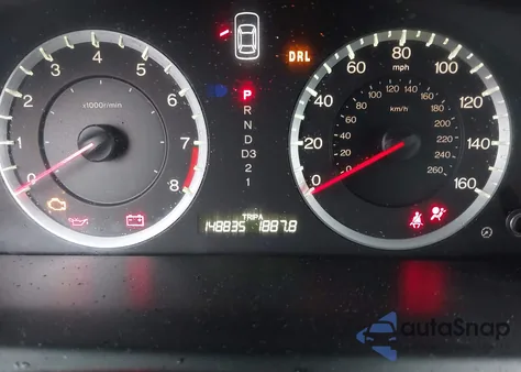 2008 Honda Accord 2.4 Ex-L из США, поврежденный, VIN JHMCP26868C062660